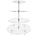 thumbnail image 2 of Round Cupcake Stand, Cupcake Holder Easy Installation 4 Tier Sturdy  for Parties for Wedding, 2 of 8