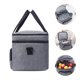 thumbnail image 3 of 1 bolsa bento práctica y reutilizable para refrigerios (gris), 3 of 6