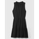 thumbnail image 4 of Vestido GAP sin mangas, cuello dividido, cintura con volantes, negro, L, 4 of 5