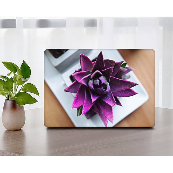 Compatible with MacBook Pro 16" Case 2019 2020 Rel. Model A2141, Plastic Hard Case Shell Cover Cable Tie, Purple series 0701