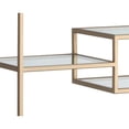 thumbnail image 4 of Sunpan Stamos 43.25" Contemporary Wood Bookcase in Gold/Brown, 4 of 10