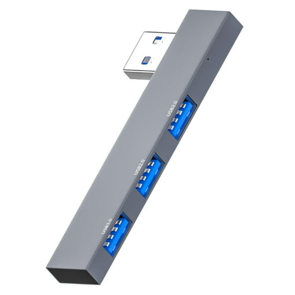 USB 3.0 Hub 3 Ports Aluminum Alloy USB Hub 2.0 Extended Type C/USB PD Splitter Adapter Plug for Computer Laptop