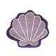 thumbnail image 3 of Lekihaqq Shell Shaped Absorbent Bath Mat Microfiber Non Slip Floor Rug For Bathroom Bedroom Entryway Home Decor Blue White Purple Pink Khaki Gray Plastic, 3 of 7