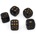 thumbnail image 2 of Dados de calavera de Halloween de 5 piezas - Dados de juego de cara de esqueleto 3D para Club Pub, 2 of 9