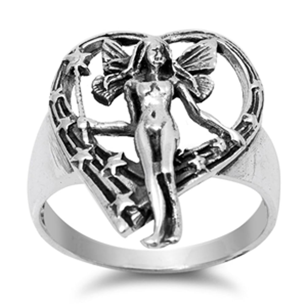 fairy inside heart ring