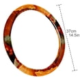 thumbnail image 4 of Thanksgiving Pumpkin Pie 14.5 Inch Printing PVC Leather Car Wheel Cover Steering Wheel Cover Auto Accessories, 4 of 6