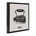 thumbnail image 2 of Stupell Industries Shabby Chic Antique Laundry Iron Black Floating Frame Canvas Art, 18 x 18, by Val Rhodes, 2 of 7
