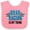 Pink and White, variant on Inktastic Drag Racing is My Thing with Flags Boys or Girls Baby Bib