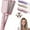 Pink, variant on Hair Waver Crimper, Curling Iron Hair Crimper Waver, Beach Waves Curling Wand, Ionic Deep Waver Hair Curler Tool with Ceramic 3 Barrel for Women, Dual Voltage, Anti-Scald, 1.25 Inch (Purple)