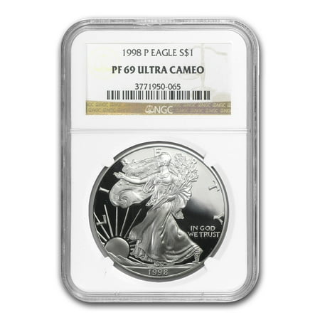 1998-P Proof Silver American Eagle PF-69 NGC