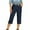 ZA-Dark Blue Jeggings, variant on Faux Jeans for Women Trendy Distressed Denim Pants Casual Loose Ripped Pull On Denim Trousers Curvy Jegging with Pockets
