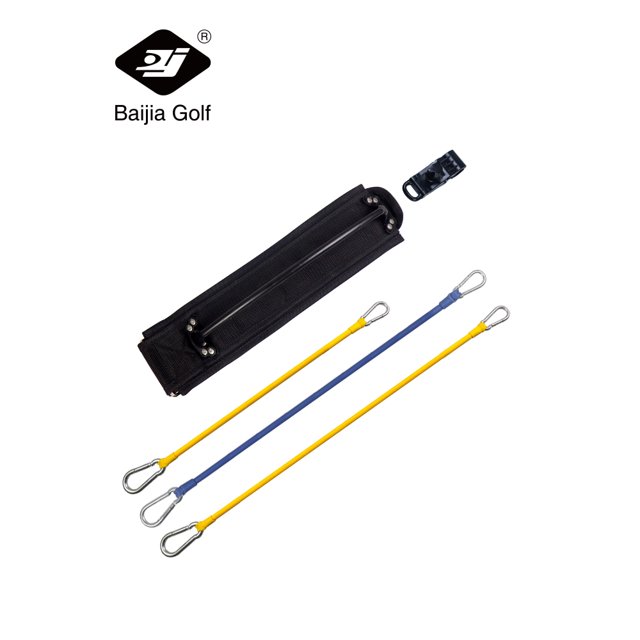 BAIJIA Golf Swing Training Aid Arm Waist Band Posture Correction Practicing Guide Belt for Golf Beginner Correcting Tools black