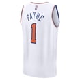 thumbnail image 3 of Men's Fanatics Cameron Payne White New York Knicks Fast Break Replica Player Jersey - Association Edition, 3 of 3