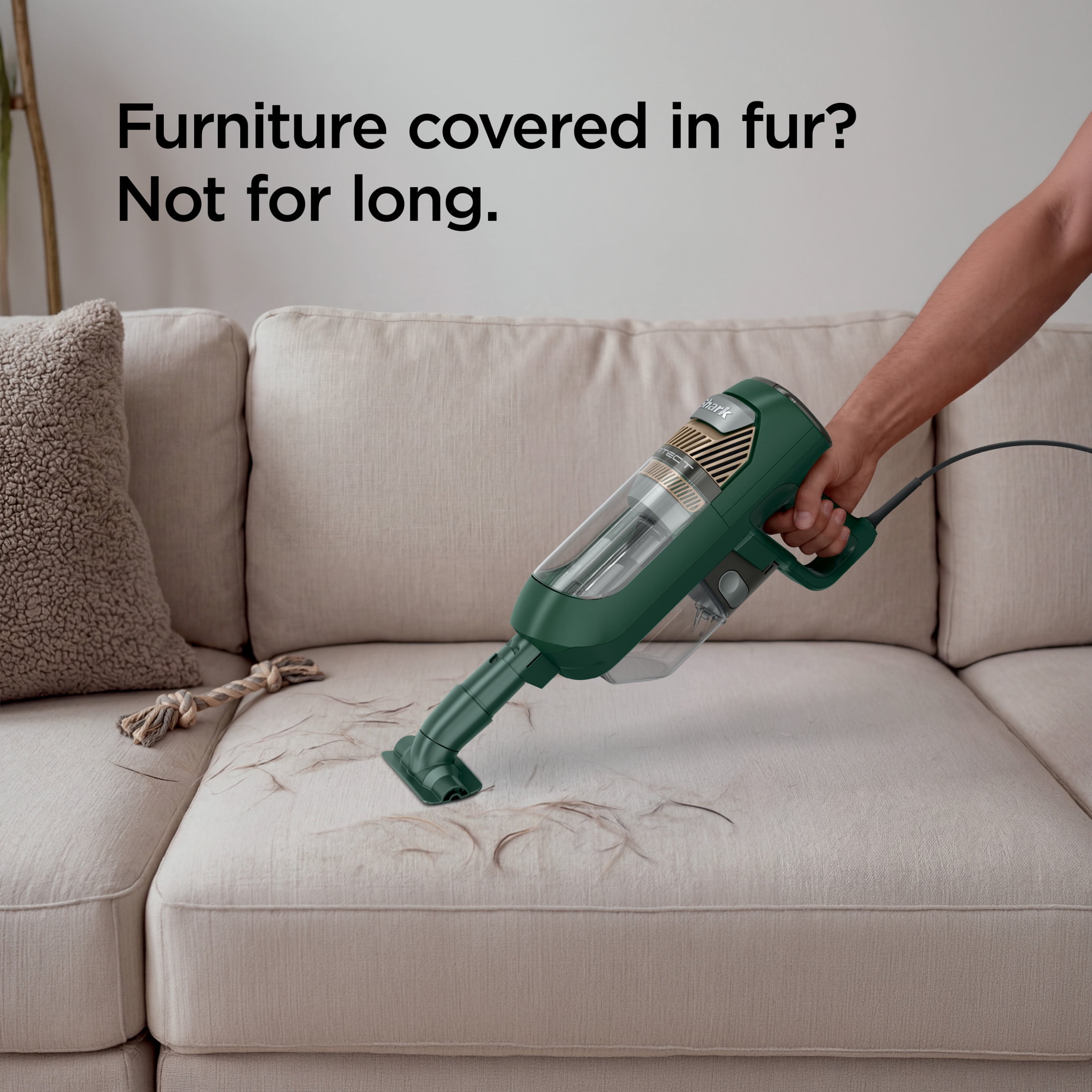 Shark Detect + Reveal Corded Stick Vacuum, with Direction Detect, Reveal Technology, Self-Cleaning Brushroll, Pet Hair Pickup, Handheld Conversion, Swivel Steering, ZS500 Green
