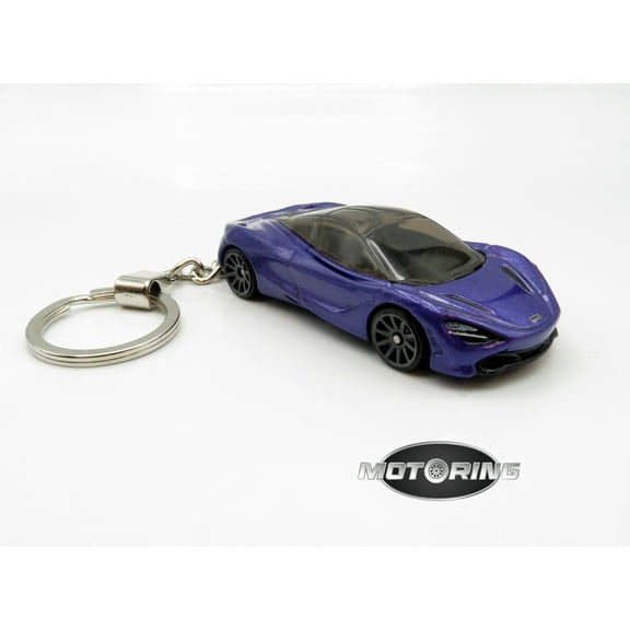 McLaren 720S Purple Car Rare Novelty Keychain 1:64 Diecast