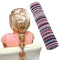 thumbnail image 1 of No Damage Elastic Hair Ties Soft Seamless Mini Ponytail Holders Gentle Toddler Headband Rope Accessories Multipack, 1 of 6
