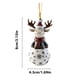 thumbnail image 3 of Decoración navideña plana, colgante de Papá Noel para coche, decoración del hogar, colgante acrílico, colgante para mochila interior de coche., 3 of 6