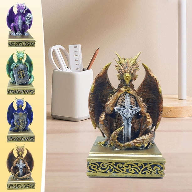 Descuento Extra en Tu Compra, Nueva estatua colorida de resina para decoración de escritorio para teléfono móvil Akmoler