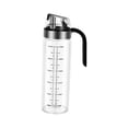thumbnail image 3 of Dispensador de botella de aceite de vidrio, tapa automática, recargable, fácil de limpiar, botella de aceite de oliva con mango para mezcla de aceite L, 3 of 8
