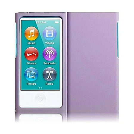 - iPod Nano 7th Gen Case, Premium Hard Shell Rubberized Slim Protective Case ShockProof Cover for iPod Nano 7th Gen - Light Purple