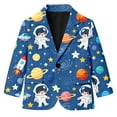 thumbnail image 4 of SRZYMJ Boys Formal Blazers Casual Button Suit Jackets Dress School Sport Coats Navy 11-12 Years, 4 of 4