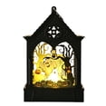 thumbnail image 2 of Halloween Night Light Spooky House Mini LED 5.9in Battery Tabletop Hanging Decor by OVFUIZ, 2 of 5