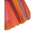 thumbnail image 6 of Inevnen Layered Tulle Rainbow Tutu Skirt for Toddler Baby Girls Birthday Party Petal Skirts with Headwear, 6 of 7