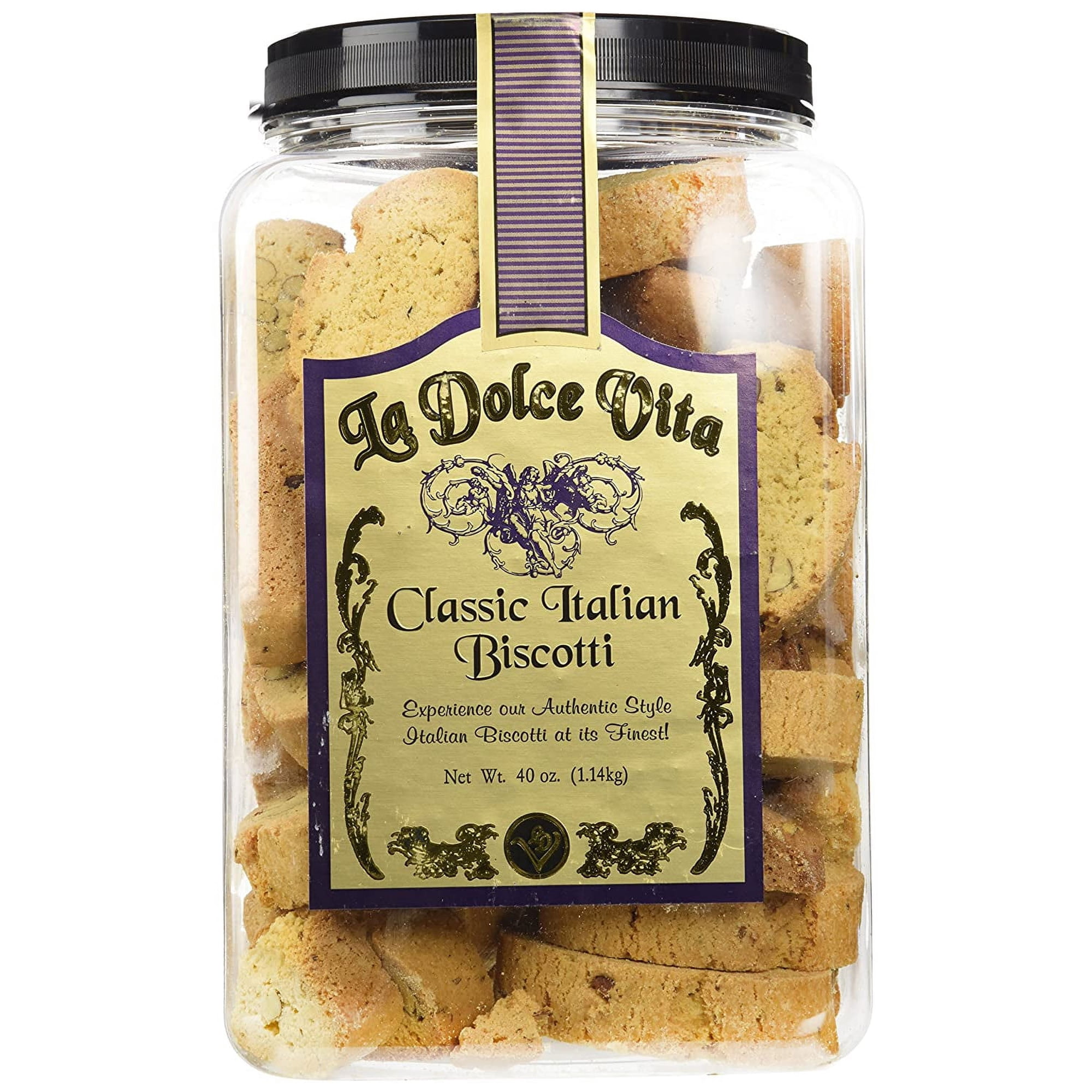 La Dolce Vita Classic Italian Biscotti, 40 oz