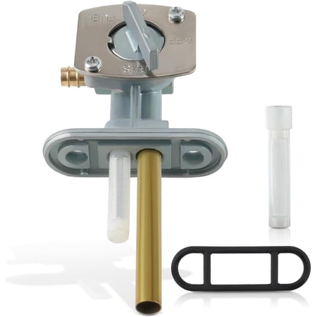 Tank Switch Gas Valve Fuel Petcock w/Gasket for Yamaha Bear 250 400 Shut Off Valve for Yamaha Bear Tracker 250 Bruin 250 Timberwolf ATV