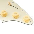 thumbnail image 5 of Musiclily Pro SE Pre-wired Standard SSS Pickguard with Staggered Alnico 5 Magnet Single Coil Pickups for ST Style Electric Guitar, 3ply Cream, 5 of 5