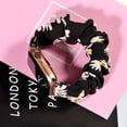 thumbnail image 4 of 2 Packs Scrunchie Bands for Apple Watch Bands 38mm 41mm 45mm 42mm Scrunchies Soft Pattern Printed Fabric Wristband Bracelet Women Elastic Scrunchy iWatch Bands 40mm 44mm Series 3 2 1 SE 7 6 5 4, 4 of 7