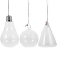 thumbnail image 2 of Transparent Glass Flower Vase Hanging Holder for Decoration 3Pcs Set, 2 of 5