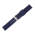 thumbnail image 3 of Uxcell Silicone Watch Band 24mm Rubber Watch Strap with Electroplated Stainless Steel Buckle for Men Women, Dark Blue, 3 of 6