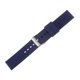 thumbnail image 3 of Correa de reloj de silicona Uxcell de 20 mm, correa de reloj de goma con hebilla de acero inoxidable electrochapado para hombres y mujeres, azul oscuro, 3 of 7