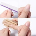 2 Pieces Doublesided Brush Hand Washing Brush with Natural Bristles