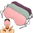 thumbnail image 1 of Masque pour les Yeux de Sommeil 3 Pcs avec Sangle Ajustable Masque pour les Yeux Confortable Masque pour les Yeux Portable, 1 of 8