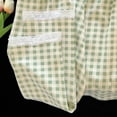 thumbnail image 5 of Girls Summer Outfits Ruffle Sleeve Button Up Dress Tops Plaid Pants Girl Clothes Green 2-3Years, 5 of 5