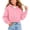 #A04-Pink, variant on Abcomgle Girls Zip Up Hoodie 10-12 Cropped Long Sleeve Jackets for Teen Girls Cute Fashion Lightweight Pullover Sweatshirt with Pockets