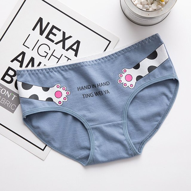 TrowBridge-bragas cómodas de algodón para mujer, ropa interior transpirable de dibujos animados, lencería suave, gran oferta