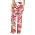 thumbnail image 3 of Saiise Sanrio Br Womens Pama Pants Stretch Comfy Lounge Pants Drawstring Sleep Bottoms with Pockets, 3 of 7