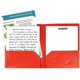 thumbnail image 3 of Plastic Folders with Pockets, 6 Color Heavy Duty Two Pocket Folder Business Card Holder for Office High School, 3 of 5