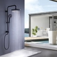 thumbnail image 2 of Multi Function Rainfall Shower Head with Hand Shower without Rough-in Valve, 2 of 4
