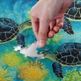 thumbnail image 4 of FREEAMG Green Turtle 1000 Piece Puzzle for Adults, Family Game Intellective Toys Wall Art Work for Educational Gift Home Decor, 4 of 7