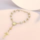 thumbnail image 5 of Pulsera con cruz religiosa decorativa cristiana elegante bautizo clásico rosario Dorado, 5 of 9