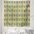 thumbnail image 1 of Yoga Tapestry, Colorful Pattern with Various Poses from Eastern Movement Art, Fabric Wall Hanging Decor for Bedroom Living Room Dorm, 5 Sizes, Multicolor, by Ambesonne, 1 of 1