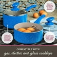 thumbnail image 5 of Granitestone Nonstick Pots and Pans 13 Piece Set Kitchen Cookware Set Ceramic Cooking Frying Skillet Sauce Pans Lids Blue, 5 of 7