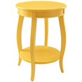 thumbnail image 1 of Table Ronde Jaune avec Tablette, 1 of 5