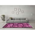 thumbnail image 3 of Ahgly Company Indoor Rectangle Abstract Pink Modern Area Rugs, 2' x 5', 3 of 4