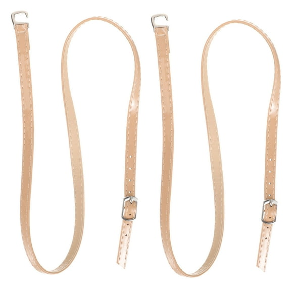 OFFIGAM 1 Pair Khaki Buckle Replacement Heel Straps for Women Sturdy Adjustable High Heel Shoe Straps