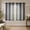 Black, variant on OVZME Cyan Blue Ombre Print Crushed Sheer Curtains 63 Inch Length 2 Panels, Rod Pocket Light Filtering Window Drapes for Kitchen Bedroom Living Room, Each 42x63 Inch